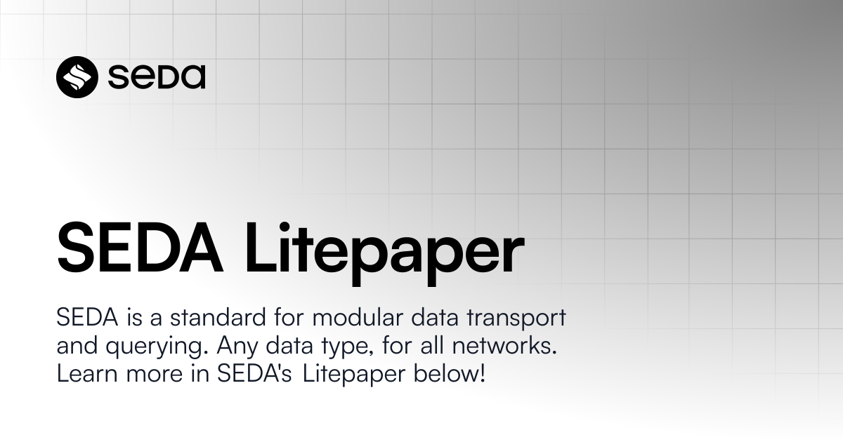 SEDA Litepaper | SEDA Network Home